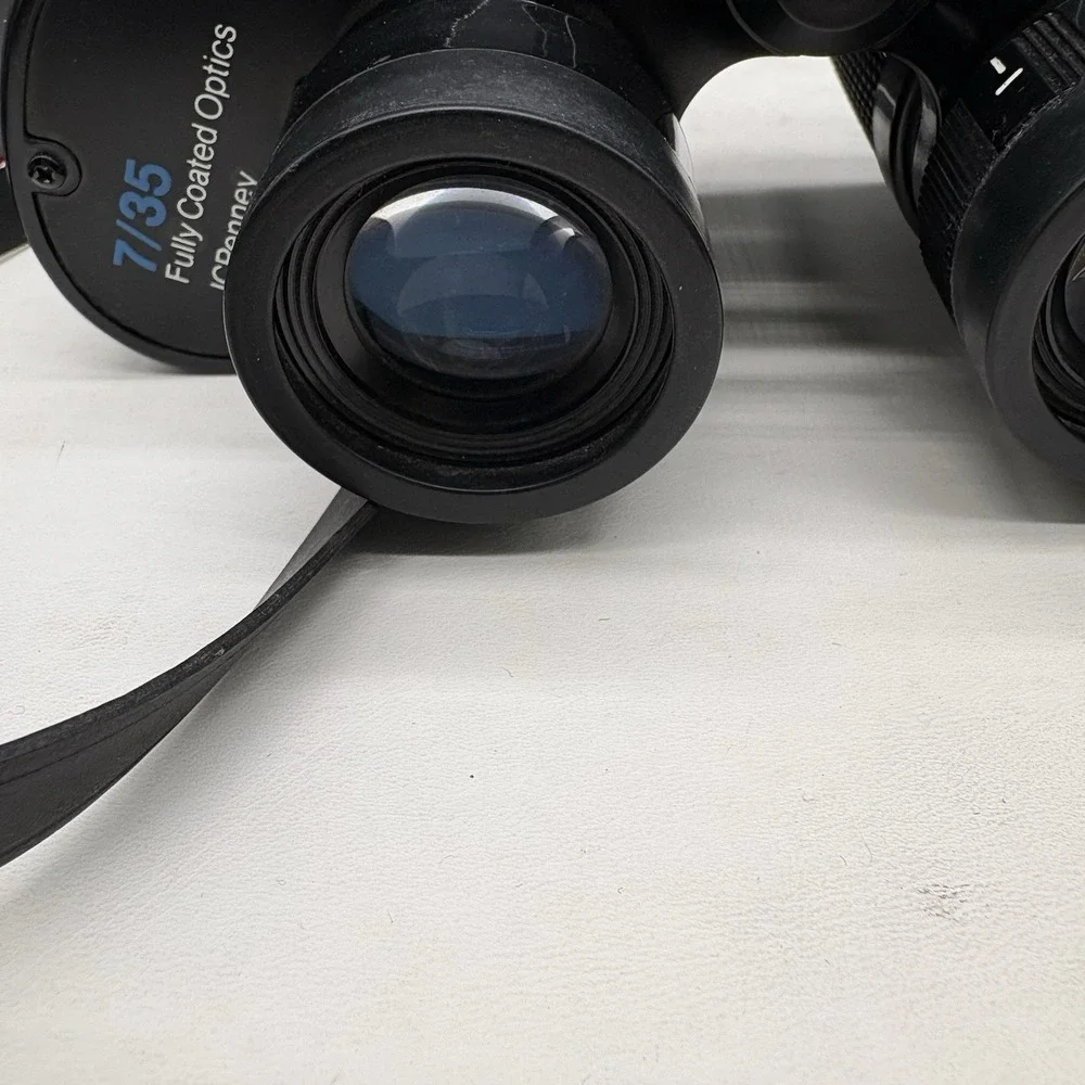 RTC JCPenney 7x35 Binoculars Fully Coated Optics Japan w/ Case Strap Tested
